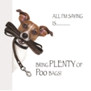 HUMOUR CARDS,Blank 6's Funimals Poo Bags.