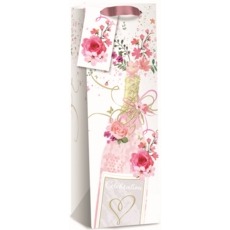 GIFT BAG,Pink Champagne (Bottle)