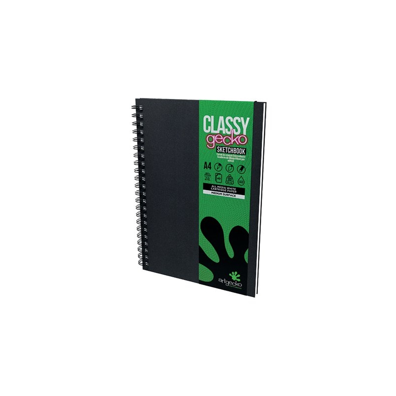 SKETCH BOOK, Artgecko A4 All Media T/Wire150gsm 40lv