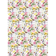GIFT WRAP,Floral Butterflies