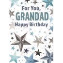 BIRTHDAY CARDS,Grandad Stars