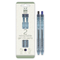 GELL PEN 2's Black & Blue Asst Eco Essentials H/pk