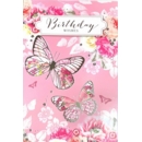 BIRTHDAY CARDS,6's Butterflies