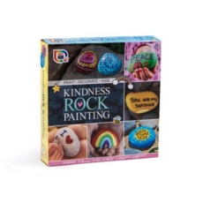 KINDNESS ROCK PAINTING Inc 6 Paints etc,Age8+ Bxd