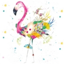 GREETINGS CARD, Love Lilly Flamingo 6's