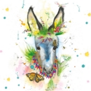 GREETINGS CARD, Love Lilly Donkey. 6's