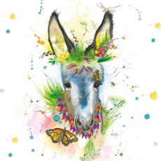 BLANK CARDS,6's Love Lilly Donkey