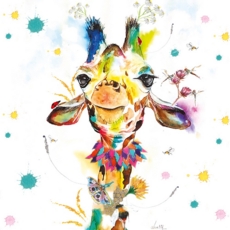 BLANK CARDS,6's Love Lilly Giraffe