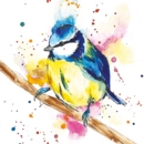GREETINGS CARD, Love Lilly Blue Tit. 6's