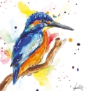 GREETINGS CARD, Love Lilly Kingfisher. 6's