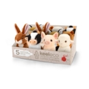 FARM ANIMALS,6 Assorted 12cm CDU (Keeleco)