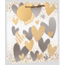 GIFT BAG,Foil Hearts (Large)