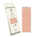PENCIL,Coloured 8xFL Eco H/pk