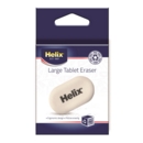 LARGE TABLET PENCIL ERASER, PVC Free, Helix, I/cd