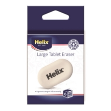 LARGE TABLET PENCIL ERASER, PVC Free, Helix, I/cd