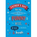 FATHER'S DAY CARDS,6's Stars & Text