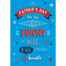 FATHER'S DAY CARDS,6's Stars & Text