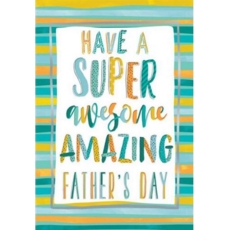 FATHER'S DAY CARDS,6's Multi-Coloured & Text