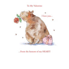 VALENTINE CARDS, 6's Hippo Love
