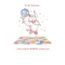 VALENTINE CARDS, 6's Dancing Poodle