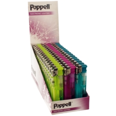 LIGHTERS, Poppell Refillable, Electronic 4 pack price, 180pc
