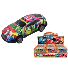 CAR, Pro Racer, Pull Back 8cm Asst Designs CDU