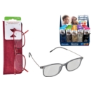 READING GLASSES, With Case Asst.Magnification. CDU