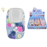 POCKET MAGNIFER With LED Light, Asst Designs CDU