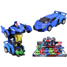 ROBOT WARRIORS,Pull Back Car Die Cast 13cm 3 Asst.
