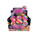BALL, 4'' Neon Fluorescent, Printed 6 Asst CDU