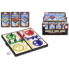 TRAVEL GAMES,Magnetic, Pocket Size, 4 Asst. CDU