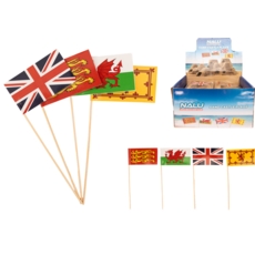 SAND FLAGS,4's H/pk CDU 7in 18cm