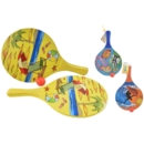 BAT & BALL SET,Beach Bat H/pk 3 Assorted