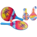 BAT & BALL SET,Beach Bat H/pk 3 Assorted