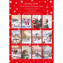 Country Cards Town Name Cards 2025 Available in packs of 144