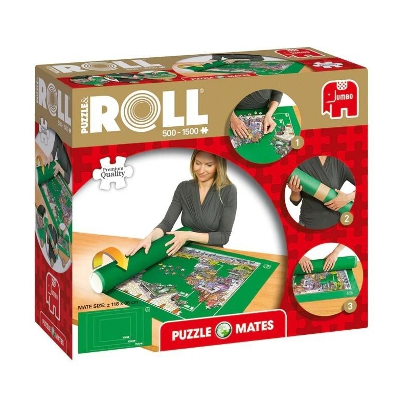 JIGROLL,Puzzle & Roll, 500-1500pc. Jigsaw Mat,Jumbo