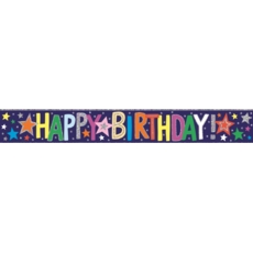 BANNER,Happy Birthday Male Blue