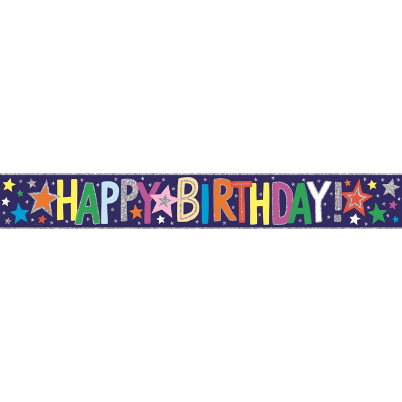 BANNER,Happy Birthday Male Blue