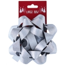 BOW,Luxury Silver Glitter 15cm I/cd