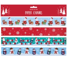 PAPER CHAINS,Santa Snow 36's H/pk