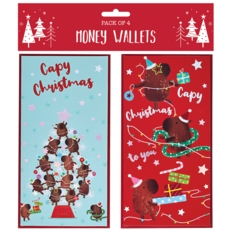 XMAS MONEY WALLETS,Novelty 4's