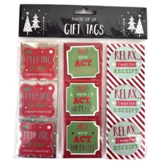 XMAS TAGS,Fun 18's H/pk (Was 99p)