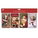 XMAS MONEY WALLETS,Traditional Santa 4's