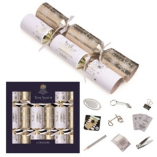 CRACKERS,35cm Gold & Cream 6's