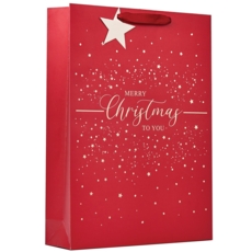GIFT BAG, Merry Christmas (Extra Large)