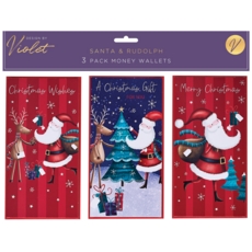 XMAS MONEY WALLETS,Whimsical 3's