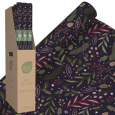 XMAS ROLLWRAP,3m Winter Foliage FDU