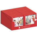 BOXED CARDS,Family Snowman Square10's CDU