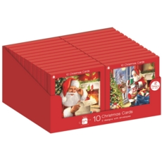 BOXED CARDS,Indoor Santa Square10's CDU