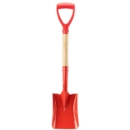 SPADE,Metal Head,Wooden Shaft Plastic Handle,29in 2 Asst Col